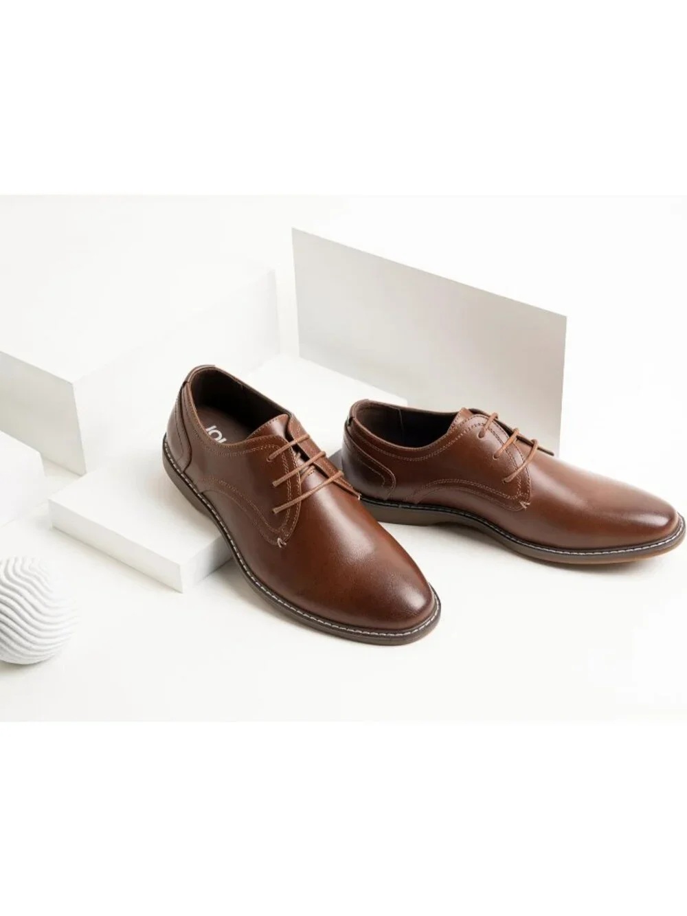 Mens Brown Breathable Upper Lace Up Retro Business Classic Dress Oxford Shoes